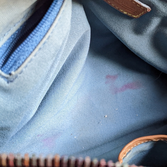 Vintage Dooney And Bourke 1975 Shoulder  Bag Multi Color - Picture 6 of 11